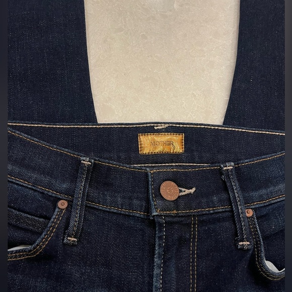 MOTHER The Mid Rise Dazzler Ankle Step Fray Off Limits Size 25 - Picture 7 of 16